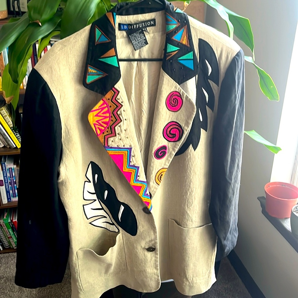 I.B Diffusion linen blazer